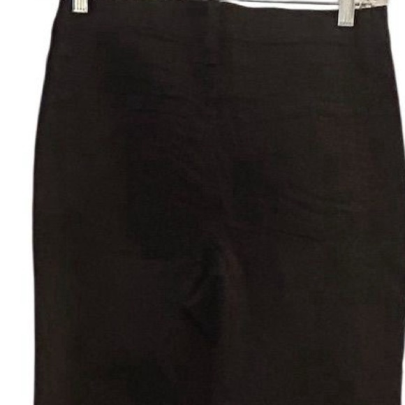 DG2 by Diane Gilman Women's Black Straight Jeans Size 6 Floral Embroidery - Picture 5 of 7